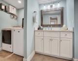 Lower level Bathroom and Laundry room
