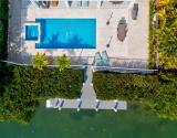 Pool and canal aerial