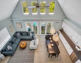 Living, Dining and Kitchen view 1