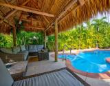 Pool and Tiki Hut view 2