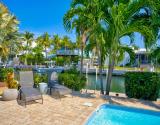 Pool side Patio and Canal