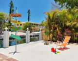 Pool side lounge area view 2
