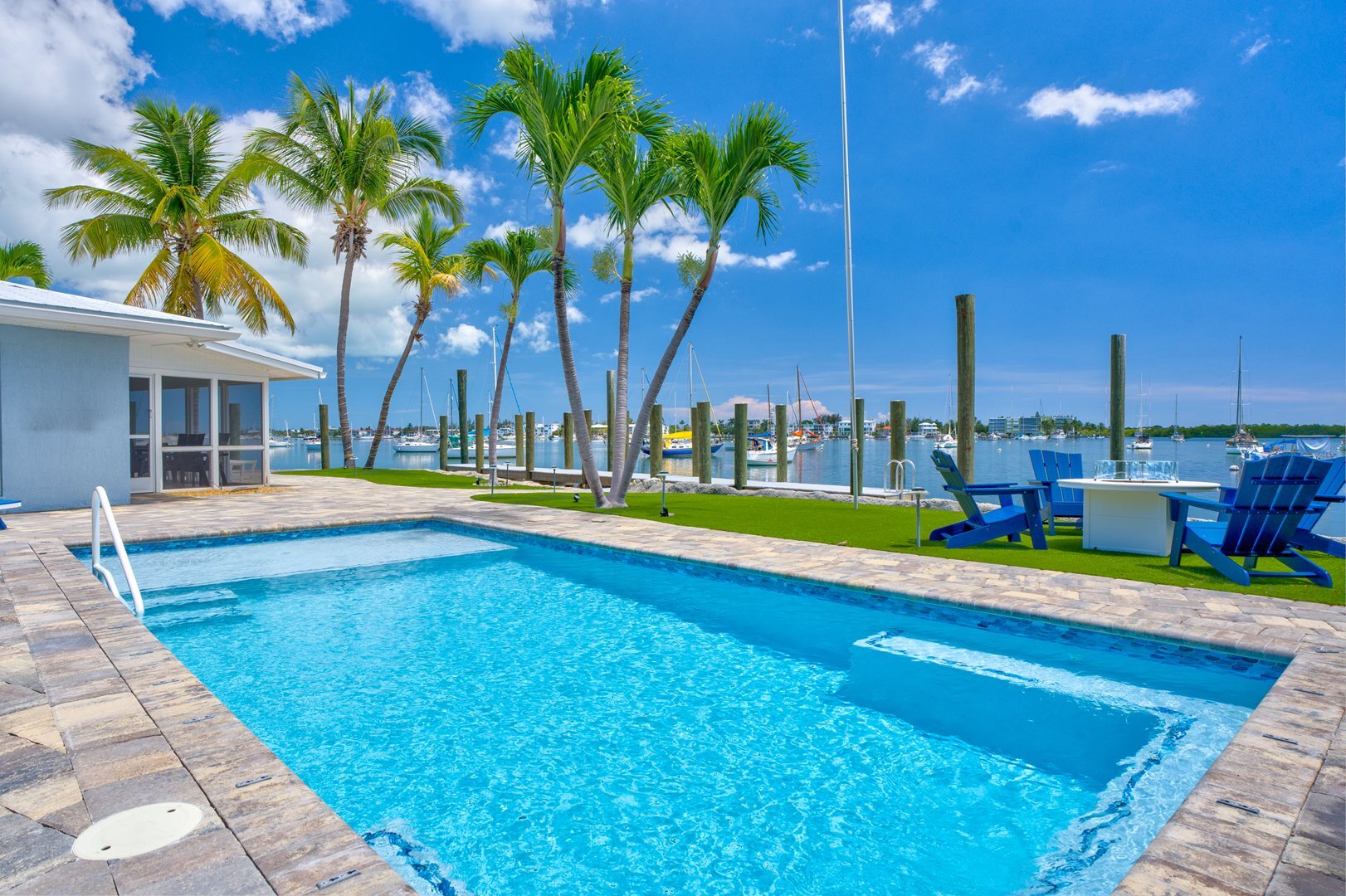 Pool and Water view 2