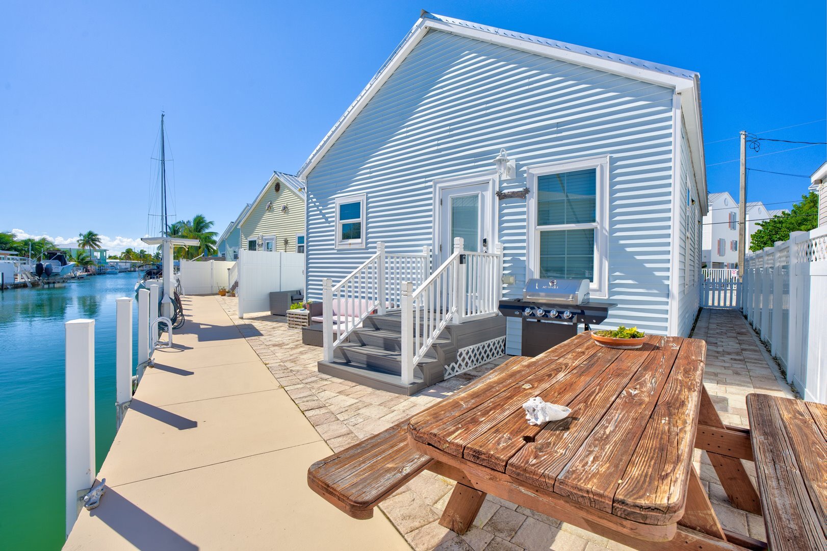 Dock, Patio view of W15 Florida Keys